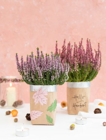 DIY Blumentopf aus Tetrapack