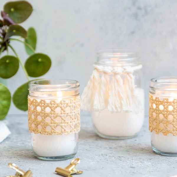 Windlichter im Boho Style basteln