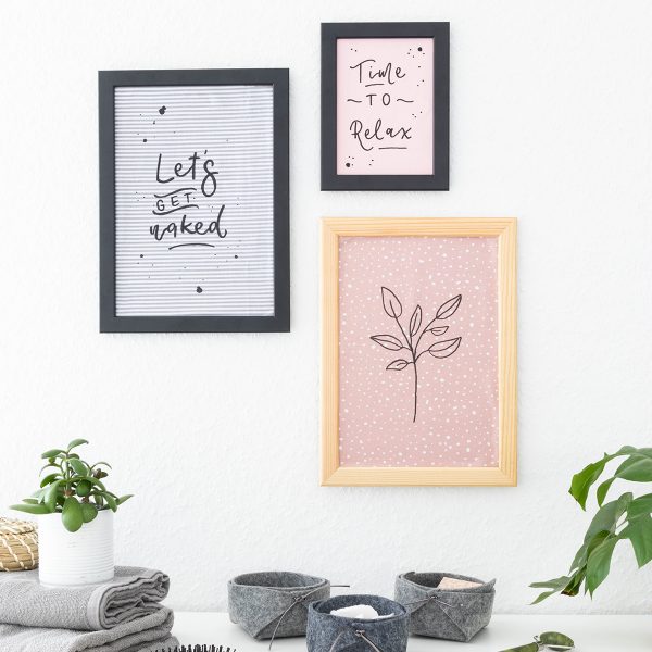 DIY Dekoideen fürs Bad aus Stoff basteln