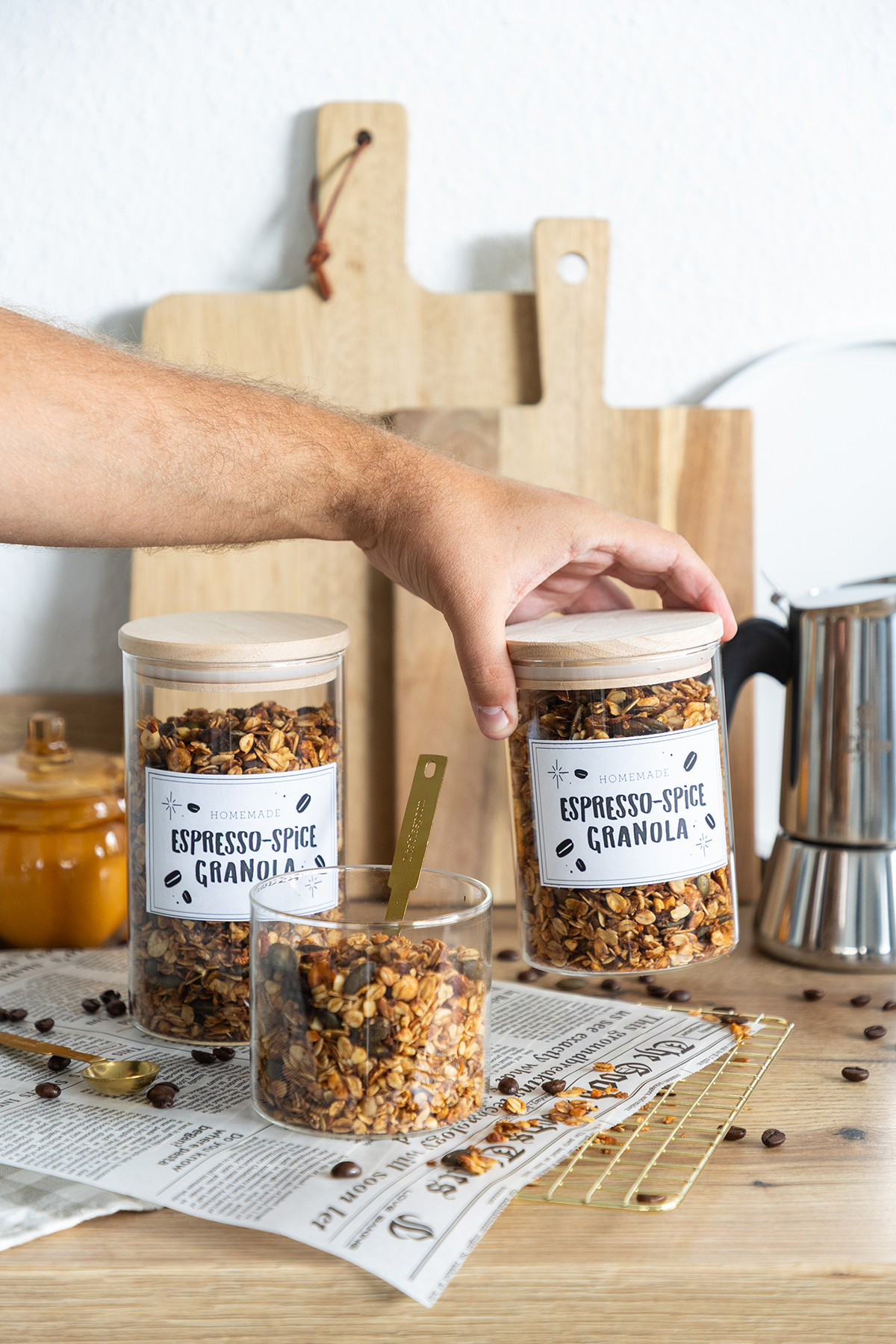 Espresso-Spice-Granola Rezept 