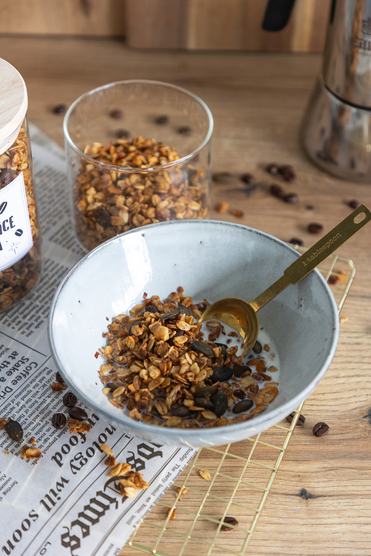 Espresso-Spice-Granola Rezept