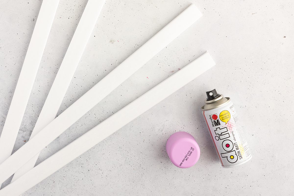 Geometrisches Wandbild aus Kork basteln