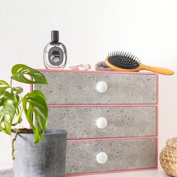 IKEA Hack: MOPPE Mini-Kommode im Beton-Look umgestalten